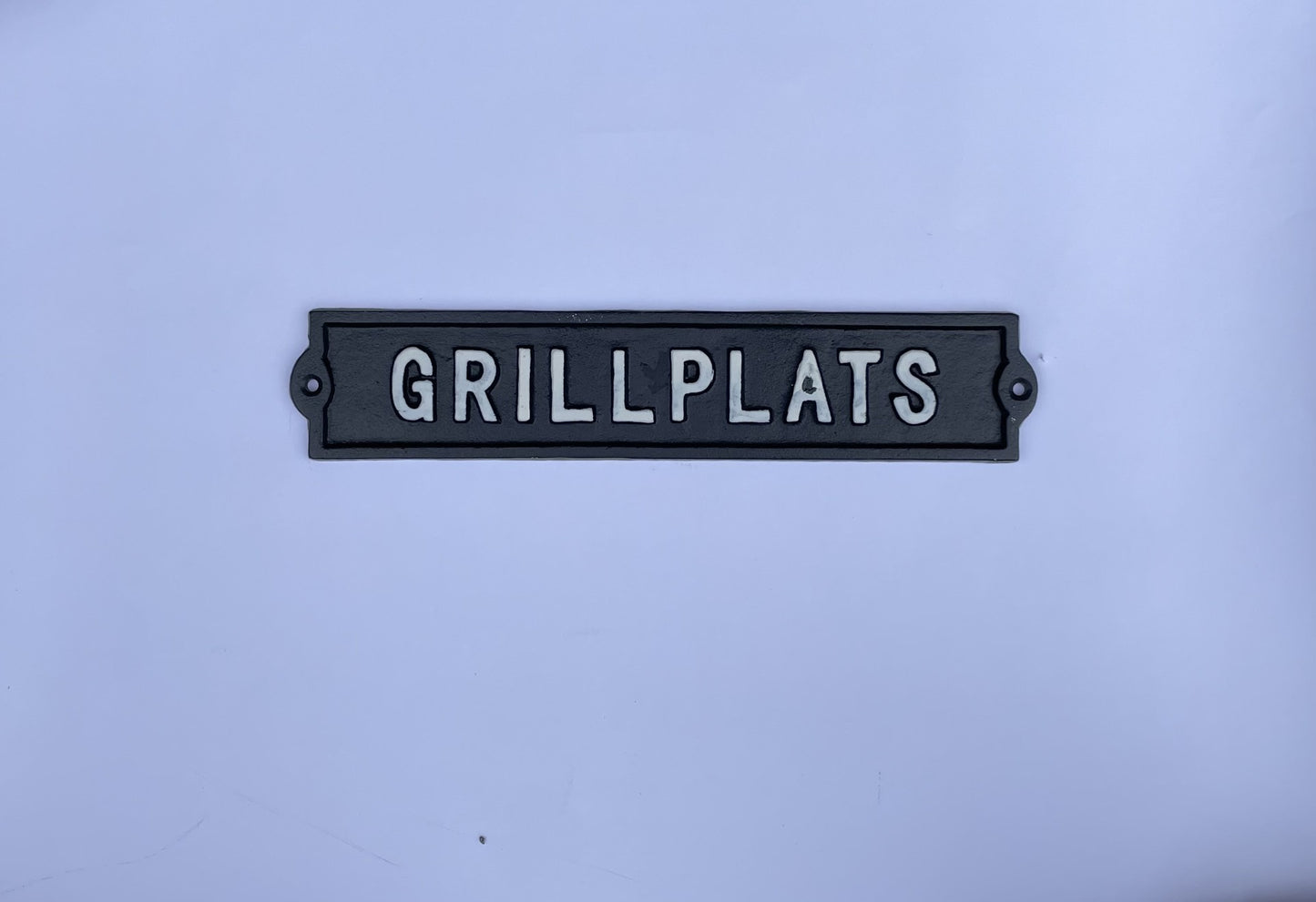 SKYLT GRILLPLATS