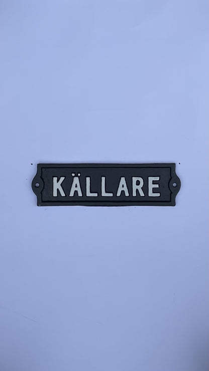 SKYLT KÄLLARE