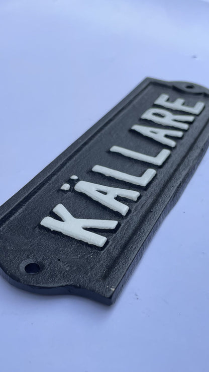 SKYLT KÄLLARE